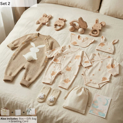 Rabbit Baby Gift Set in Keepsake Suitcase