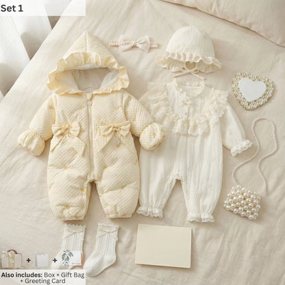 Pearl Baby Gift Set in Keepsake Suitcase