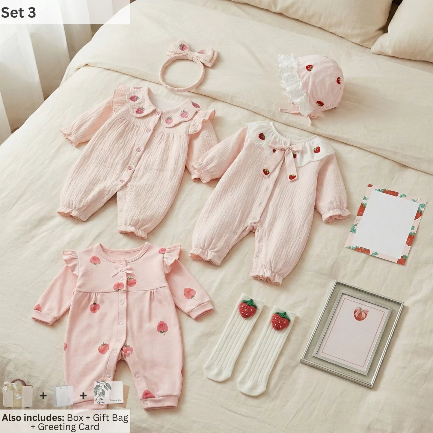 Berry Baby Gift Set in Keepsake Suitcase