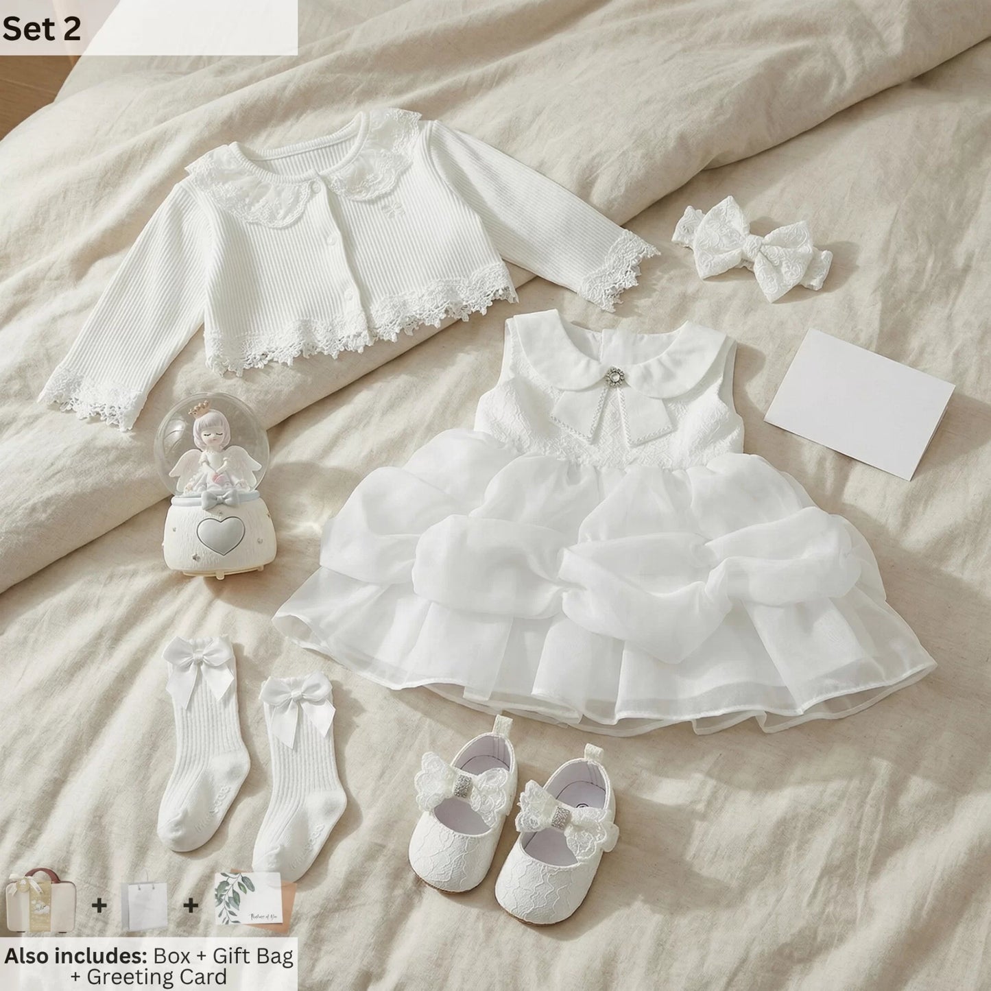 Angel Baby Gift Set in Keepsake Suitcase