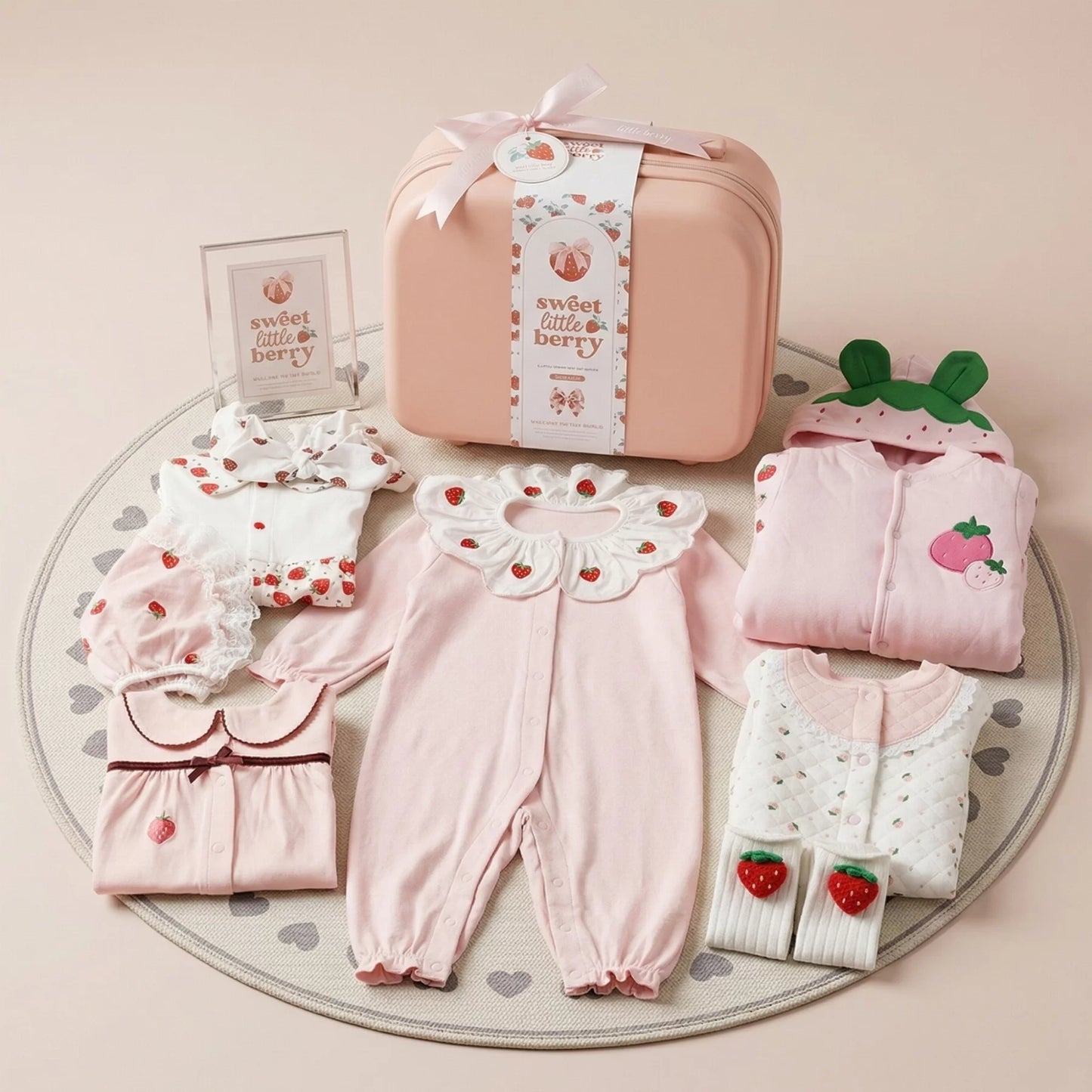 Berry Baby Gift Set in Keepsake Suitcase