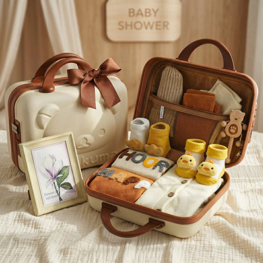 Happy Baby Gift Set in Keepsake Suitcase