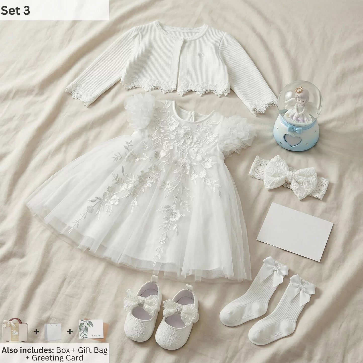 Angel Baby Gift Set in Keepsake Suitcase