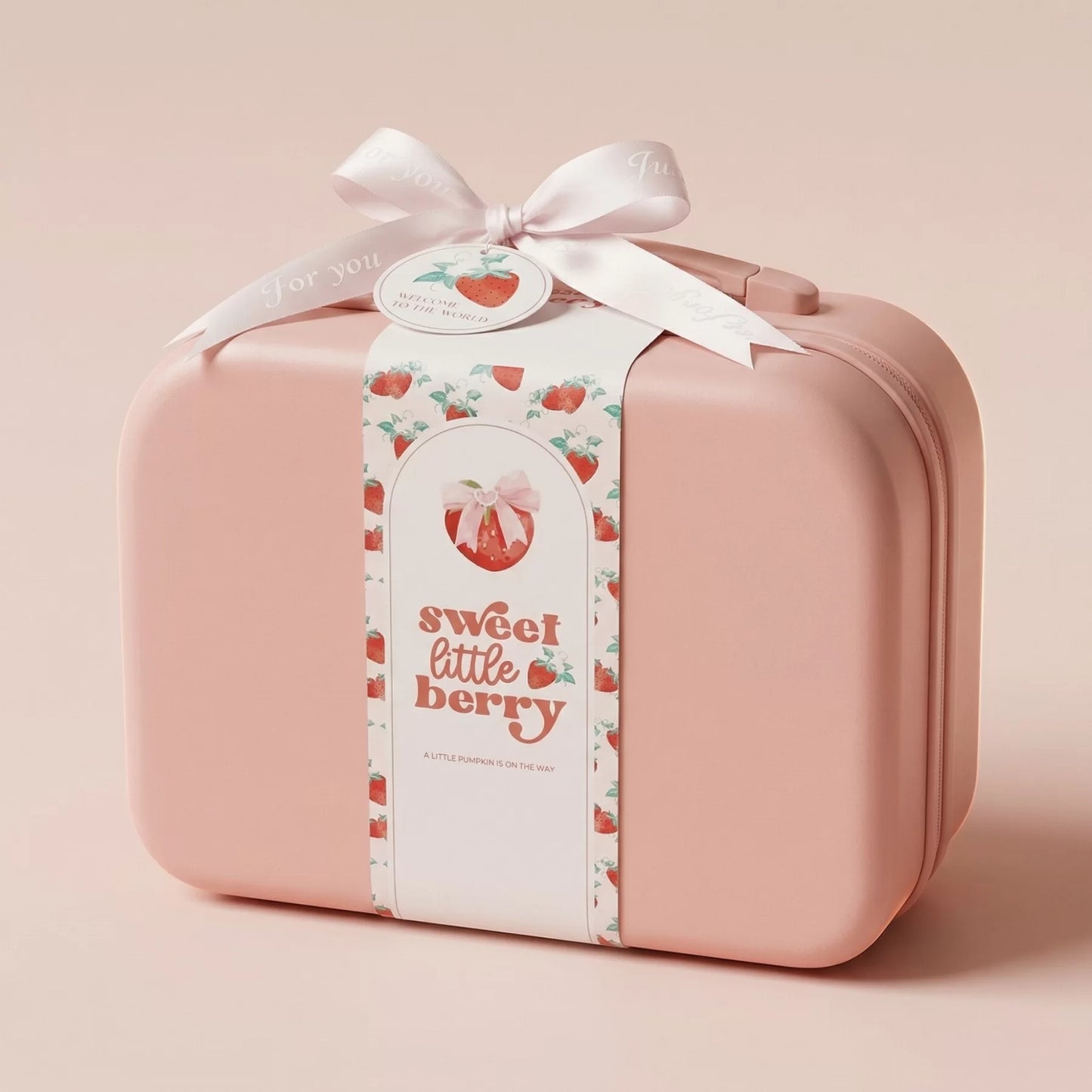 Berry Baby Gift Set in Keepsake Suitcase