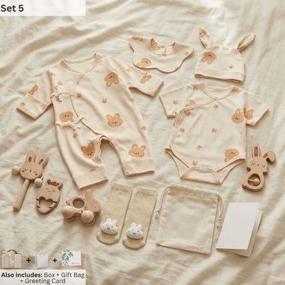 Rabbit Baby Gift Set in Keepsake Suitcase