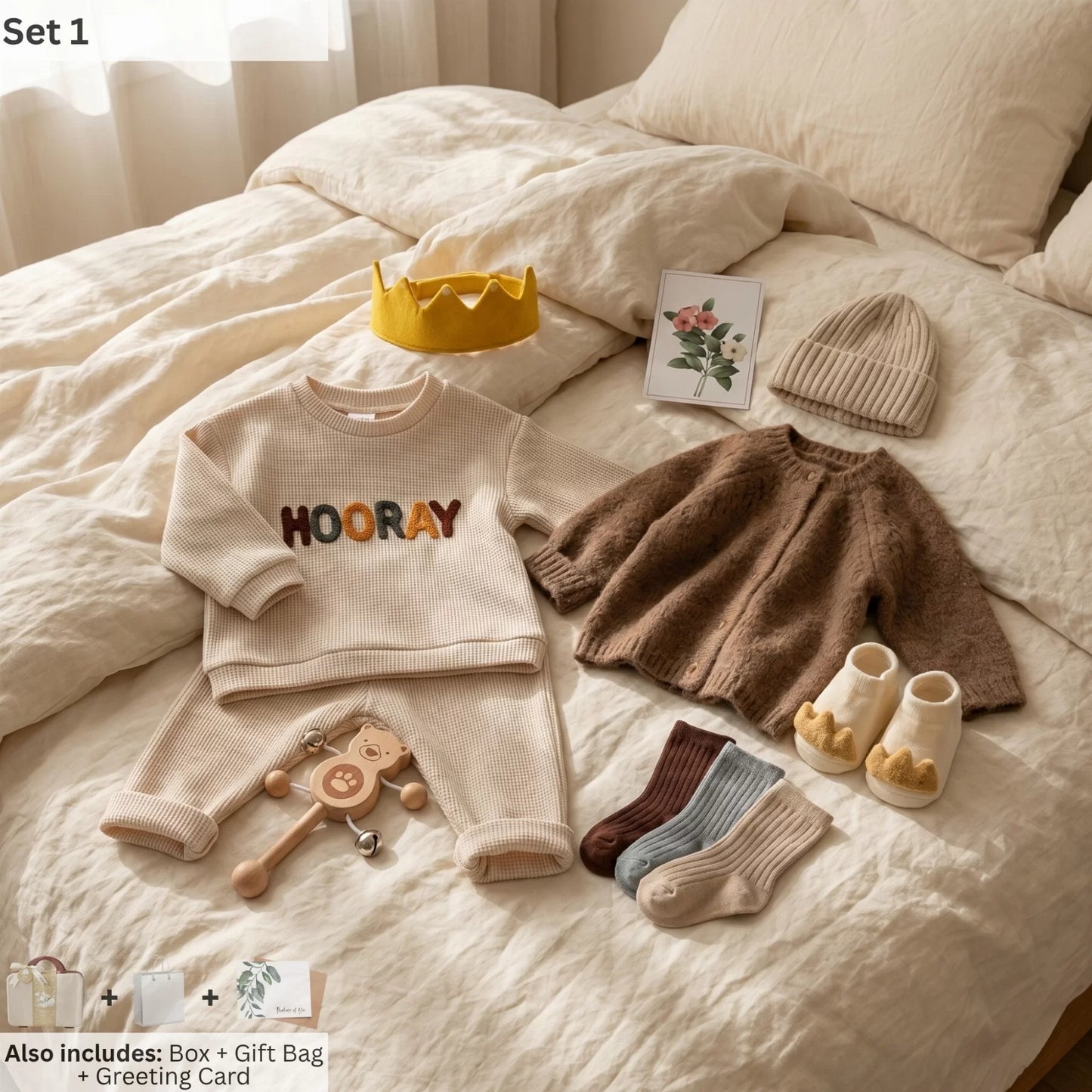 Happy Baby Gift Set in Keepsake Suitcase