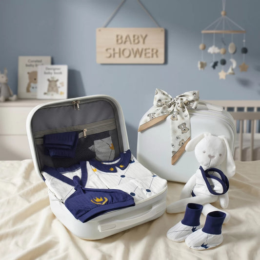 King Baby Gift Set in Keepsake Suitcase