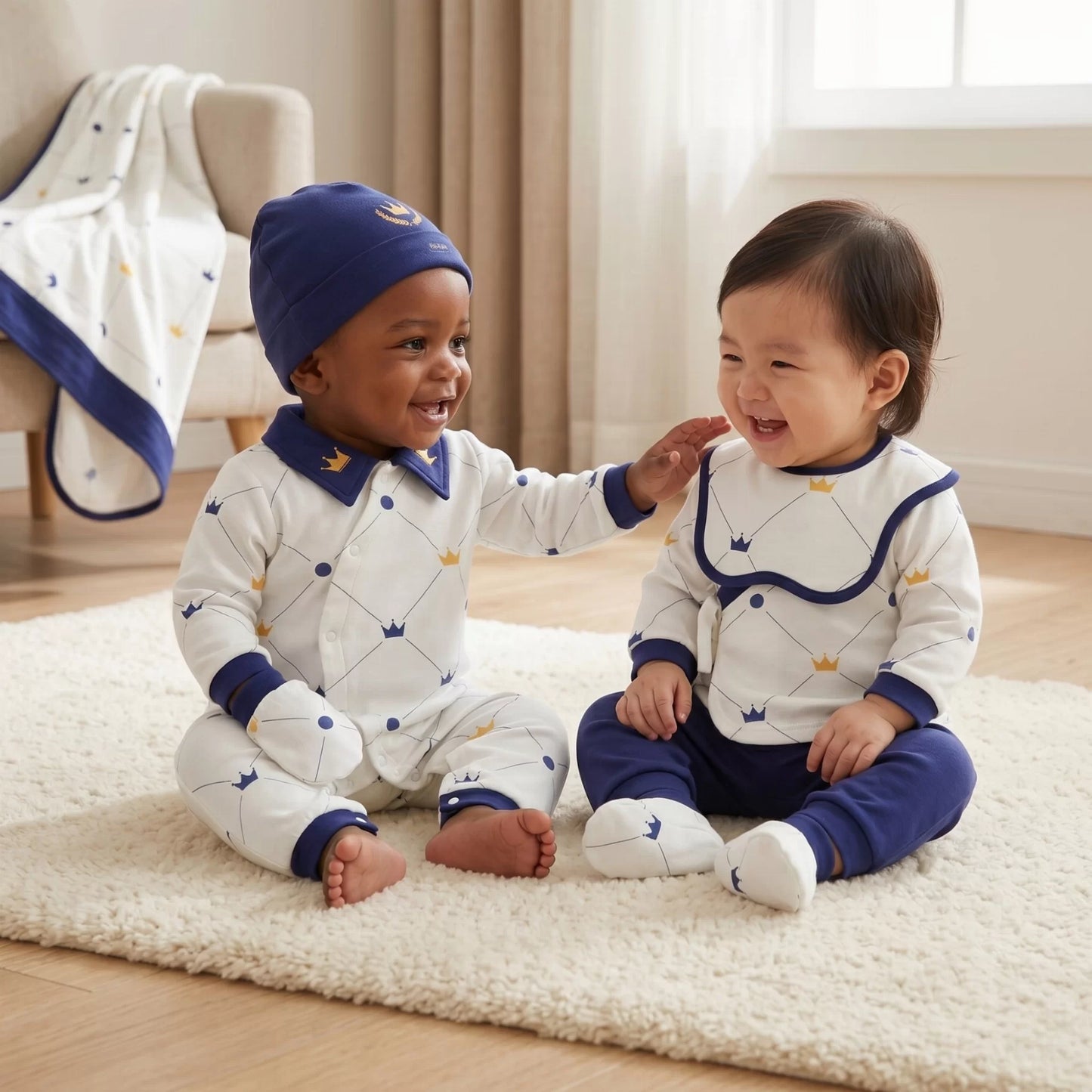 King Baby Gift Set in Keepsake Suitcase