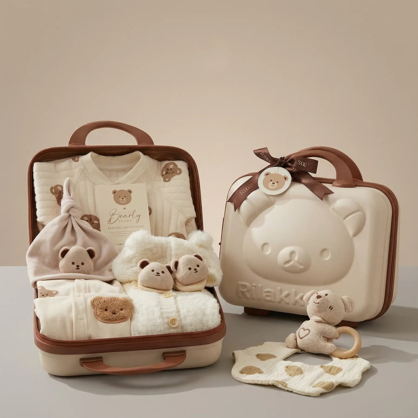 Orso Baby Gift Set in Keepsake Suitcase