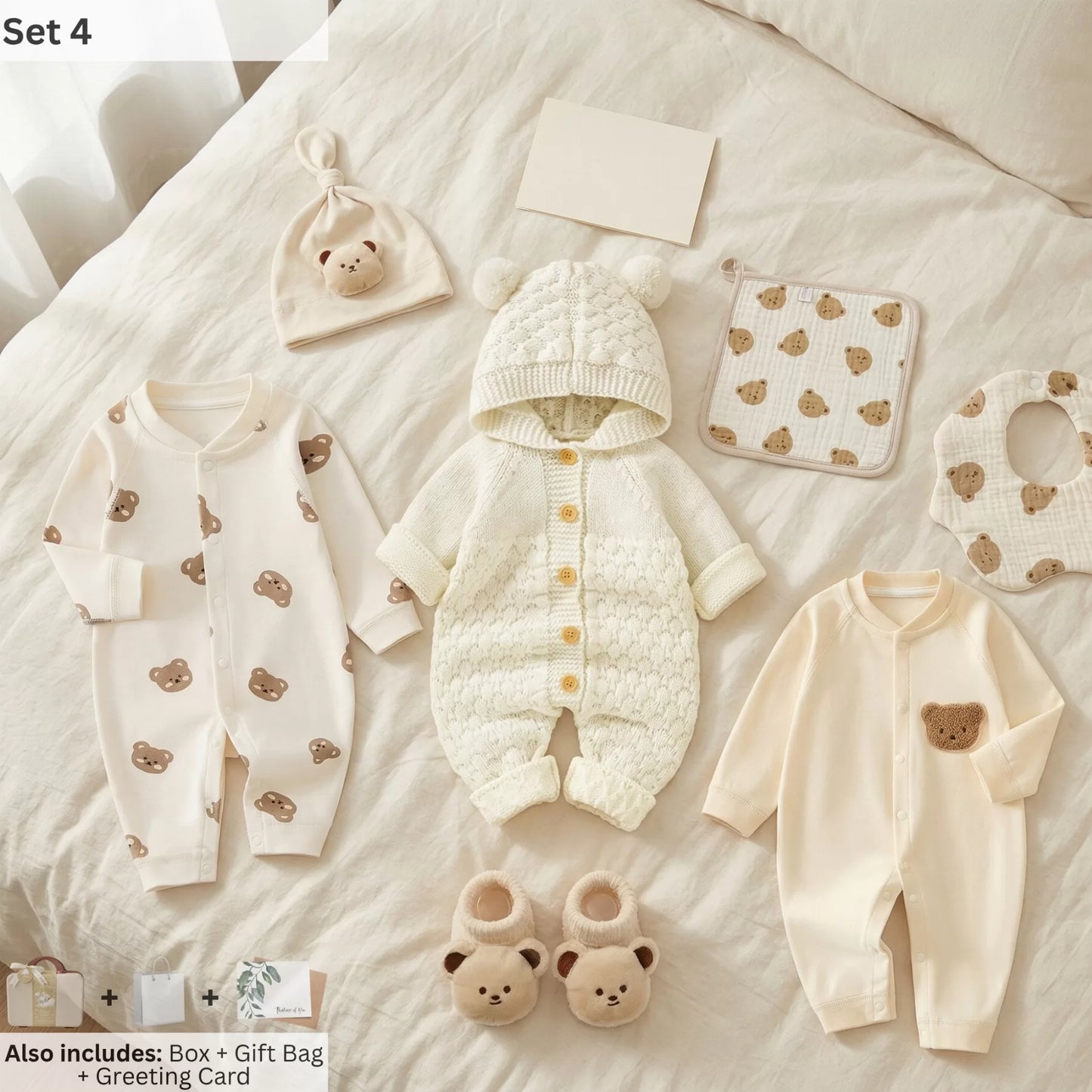 Orso Baby Gift Set in Keepsake Suitcase