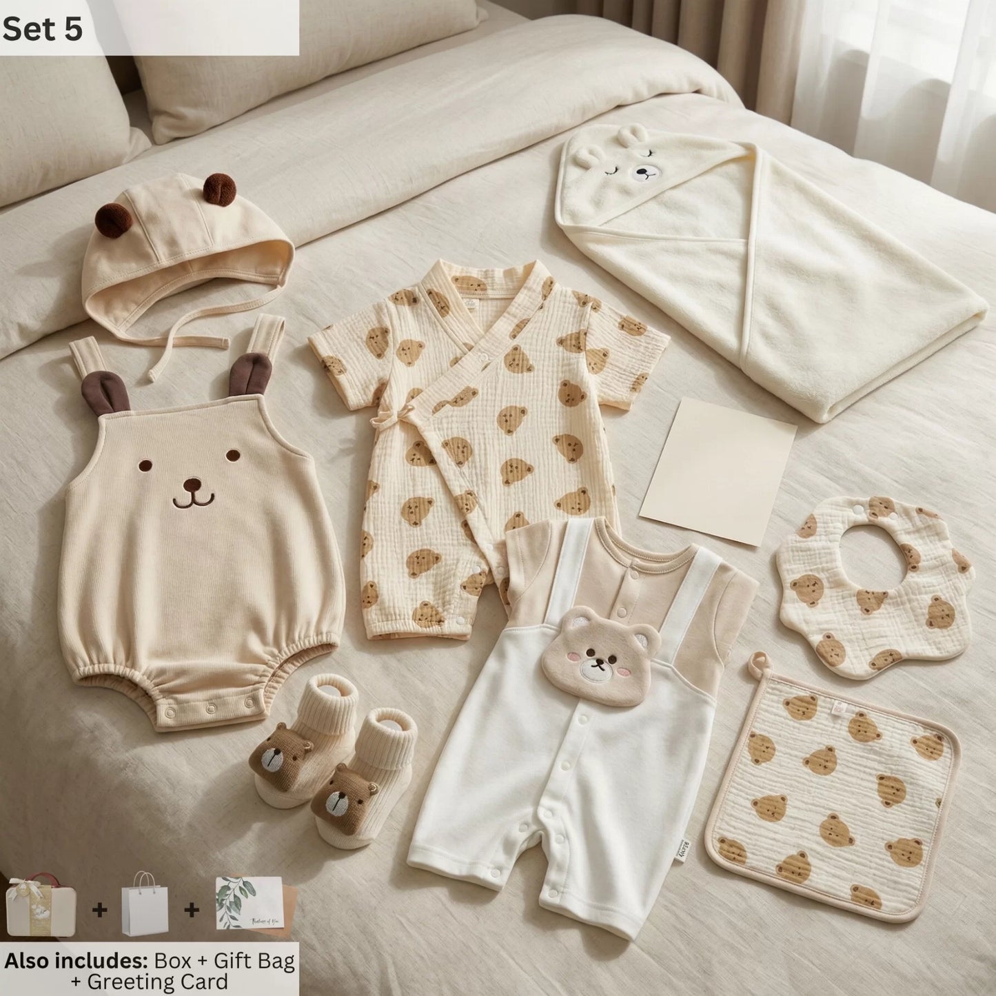 Orso Baby Gift Set in Keepsake Suitcase