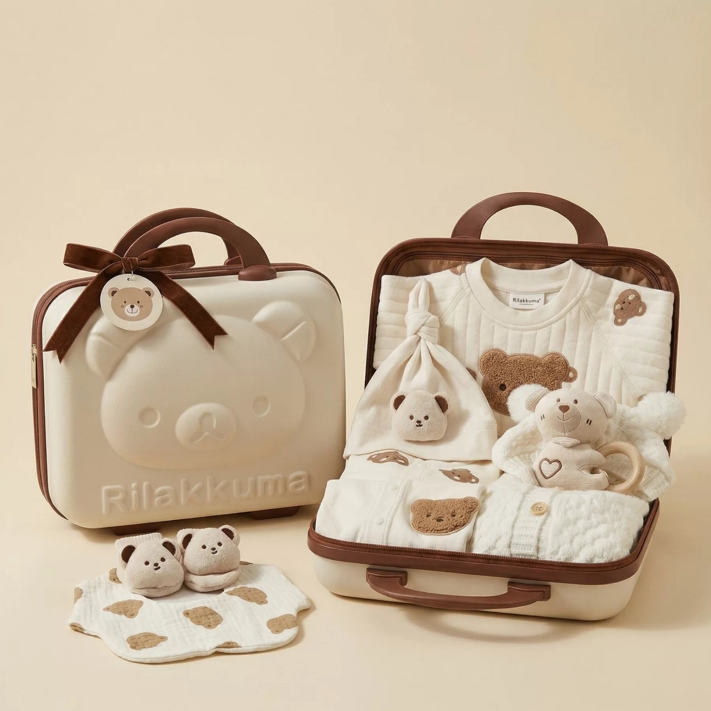 Orso Baby Gift Set in Keepsake Suitcase