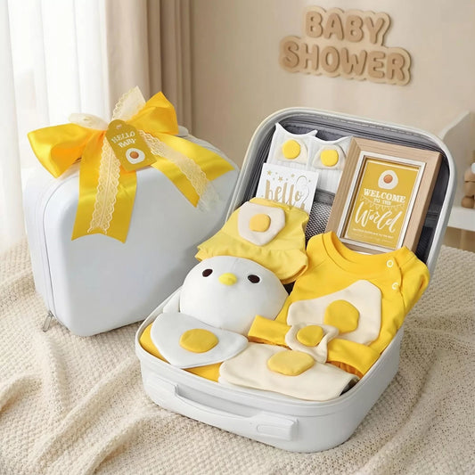 Egg Baby Gift Set in Keepsake Suitcase