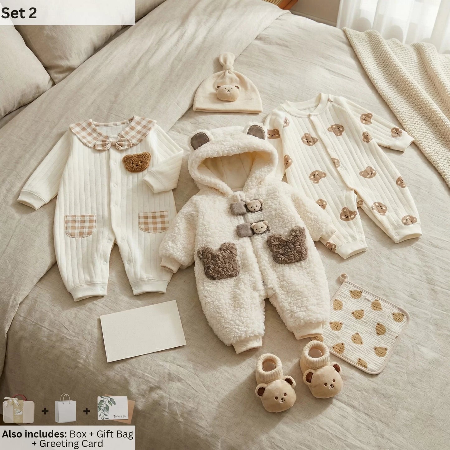 Orso Baby Gift Set in Keepsake Suitcase