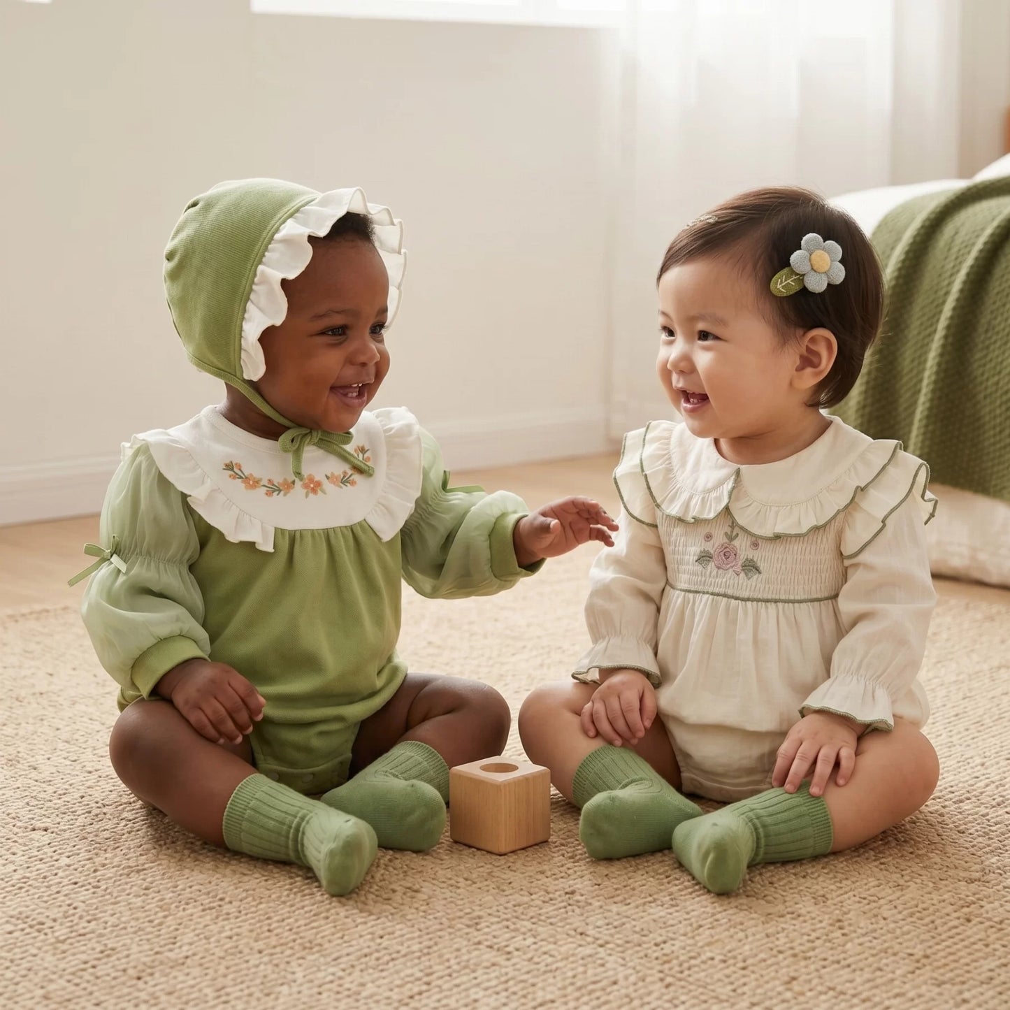 Gardener Baby Gift Set in Keepsake Suitcase