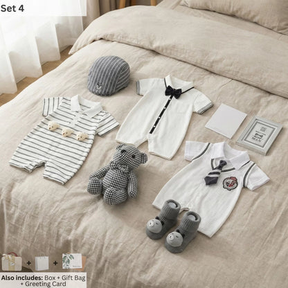 New Man Baby Gift Set in Keepsake Suitcase