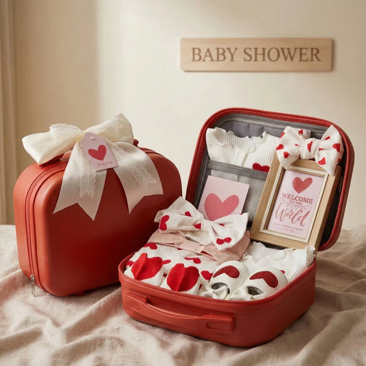 Loving Baby Gift Set in Keepsake Suitcase