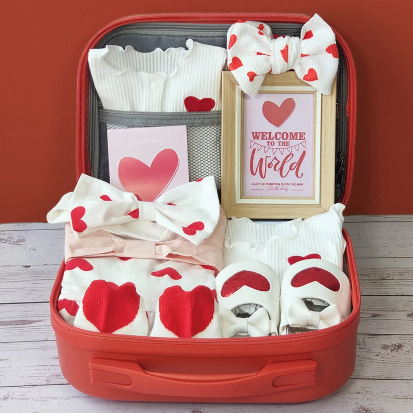 Loving Baby Gift Set in Keepsake Suitcase