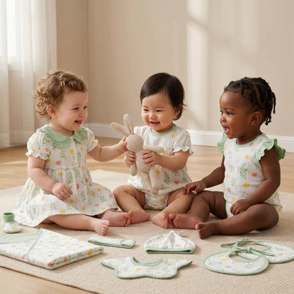 Conejo Baby Gift Set in Keepsake Suitcase