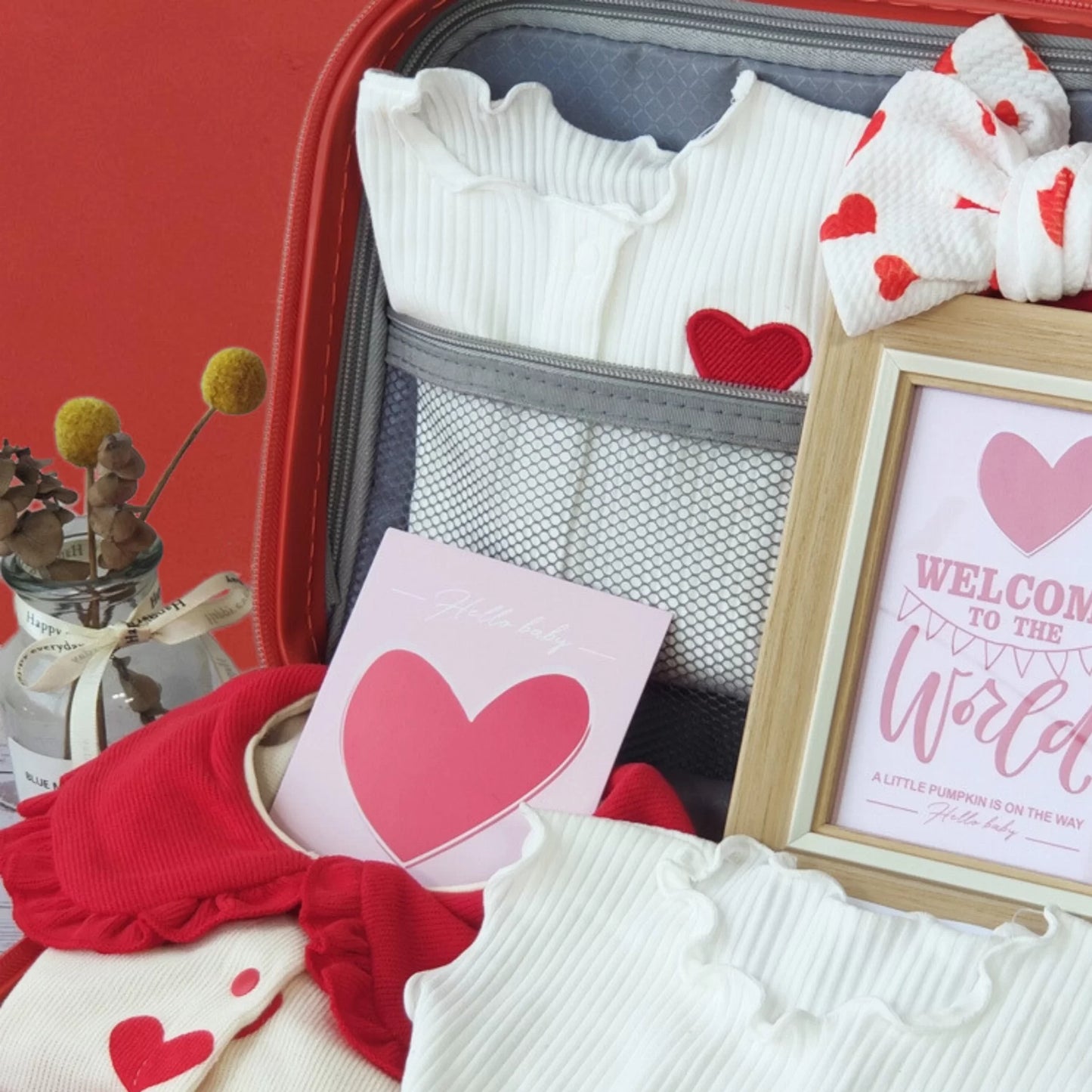 Loving Baby Gift Set in Keepsake Suitcase