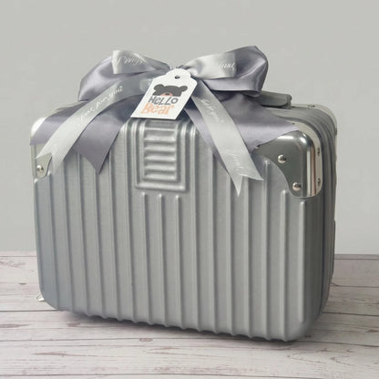 Fluffy Baby Gift Set in Keepsake Suitcase
