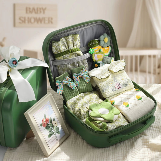 Gardener Baby Gift Set in Keepsake Suitcase