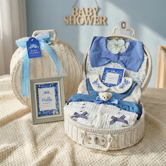 Cutie Baby Gift Set in Keepsake Suitcase
