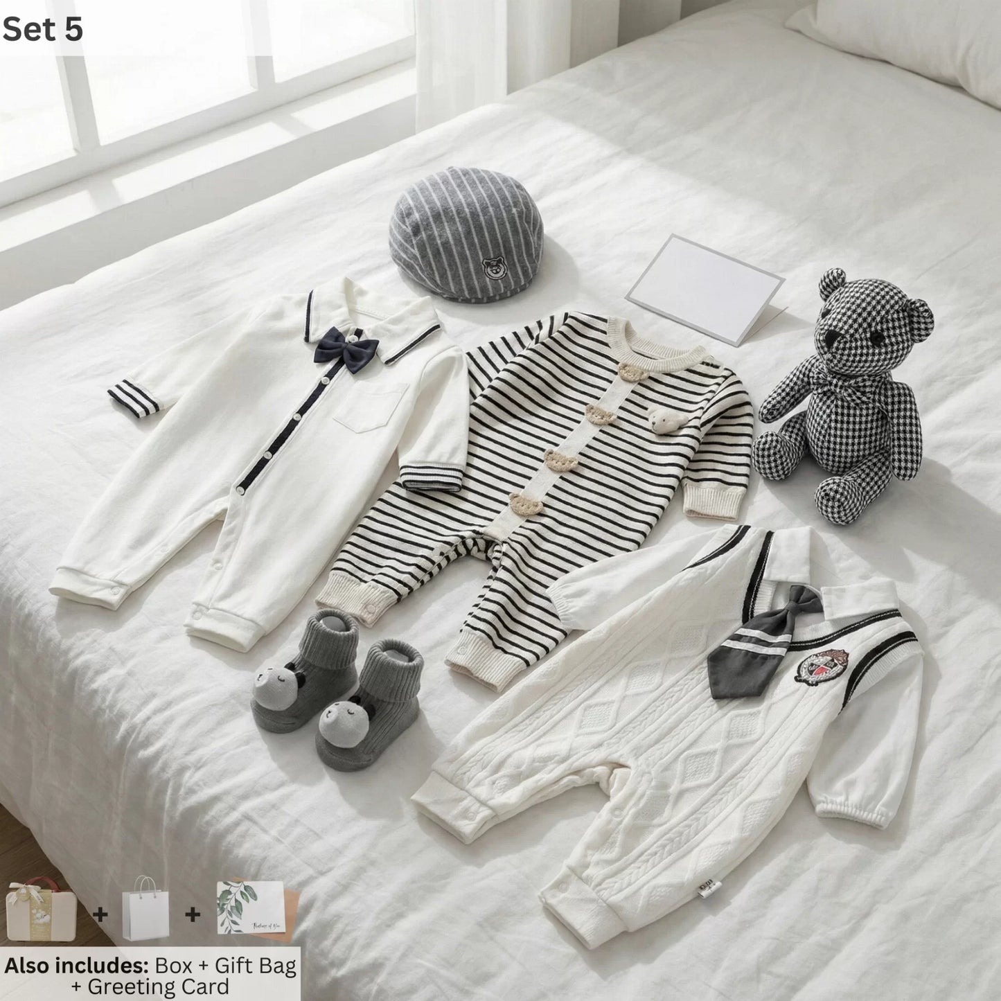 New Man Baby Gift Set in Keepsake Suitcase