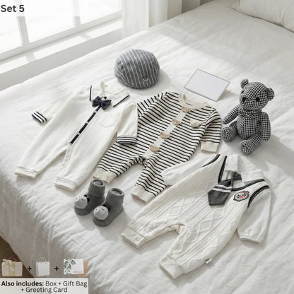 New Man Baby Gift Set in Keepsake Suitcase