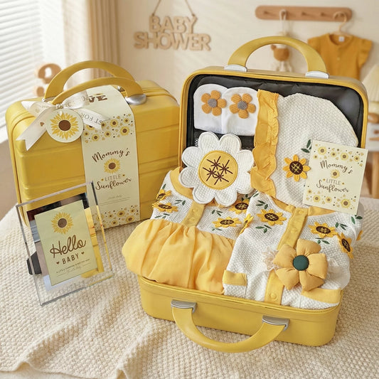 Girasole Baby Gift Set in Keepsake Suitcase