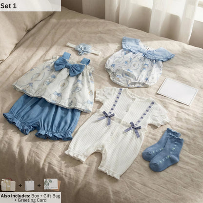 Cutie Baby Gift Set in Keepsake Suitcase