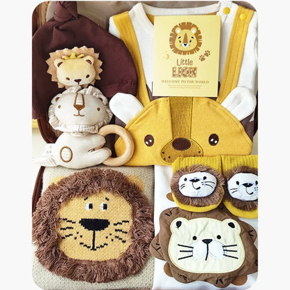 Lion Baby Gift Set in Keepsake Suitcase