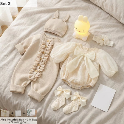 Bunny Baby Gift Set in Keepsake Suitcase