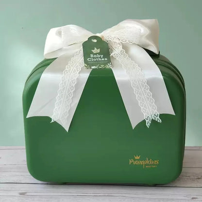 Pumpkin Baby Gift Set in Keepsake Suitcase