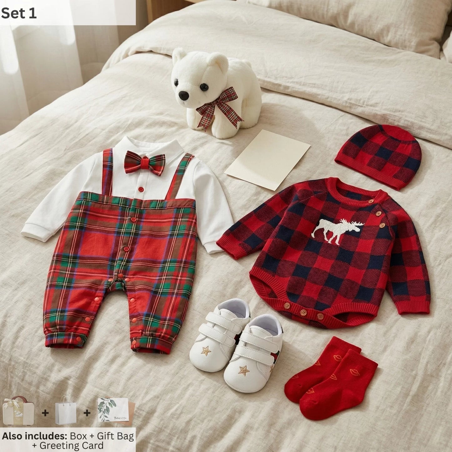 Carnaval Baby Gift Set in Keepsake Suitcase