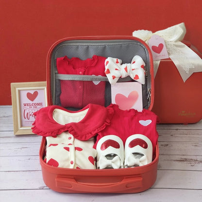 Loving Baby Gift Set in Keepsake Suitcase