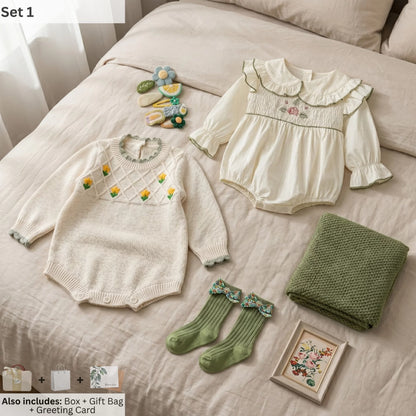 Gardener Baby Gift Set in Keepsake Suitcase
