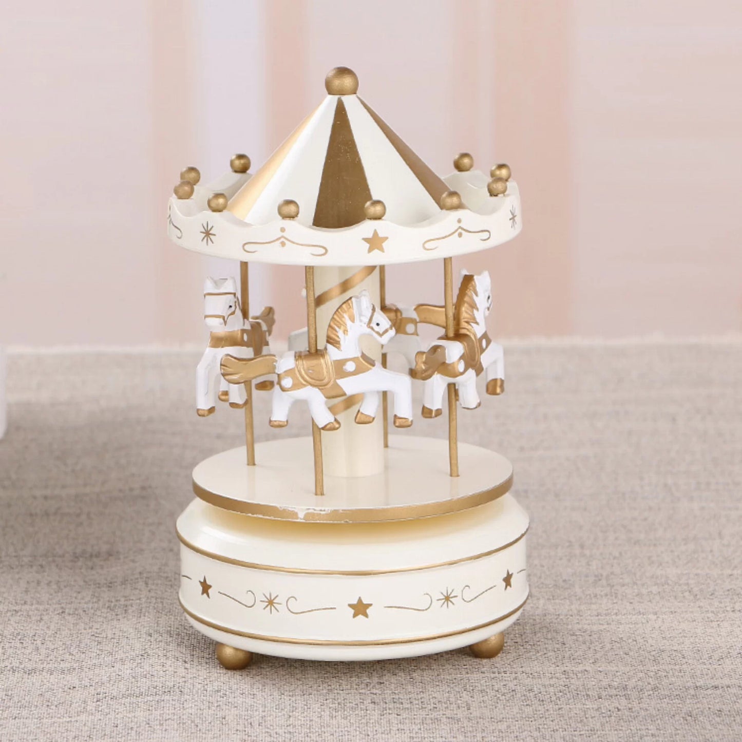 Carousel Baby Gift Set in Keepsake Suitcase