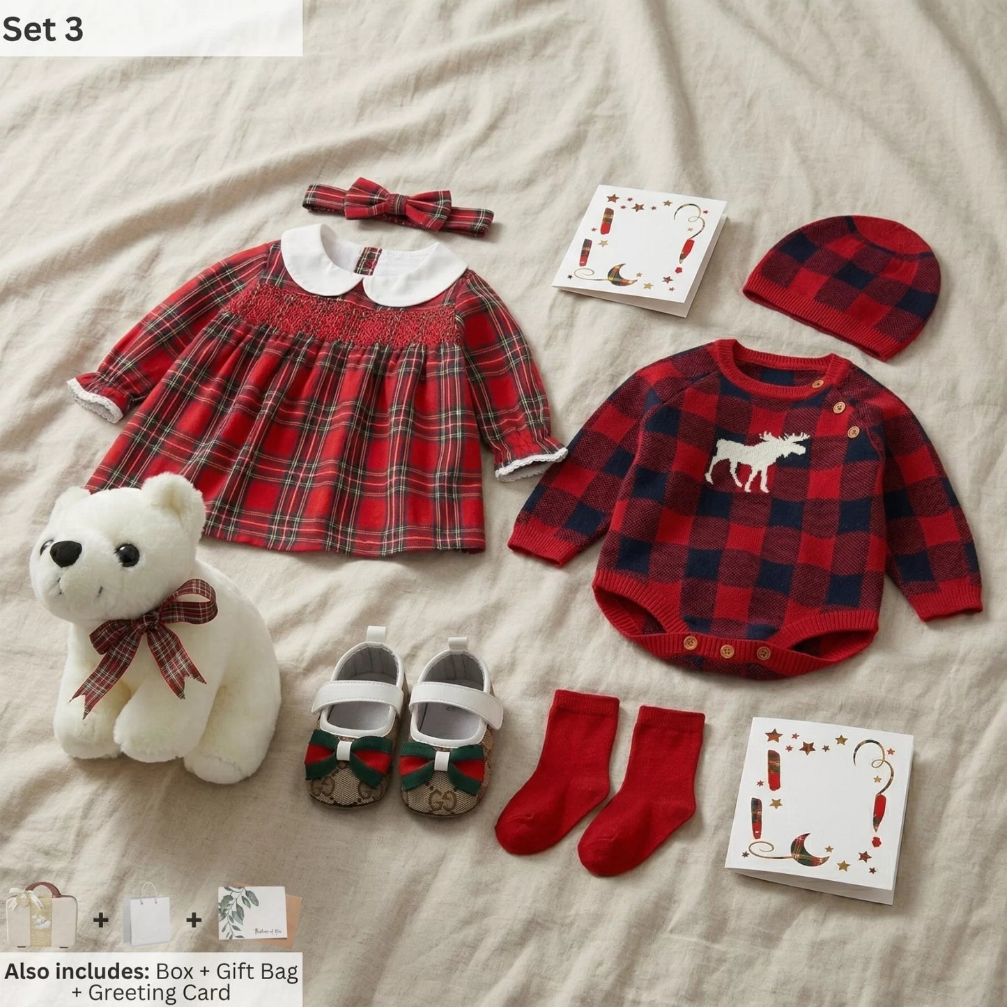 Carnaval Baby Gift Set in Keepsake Suitcase