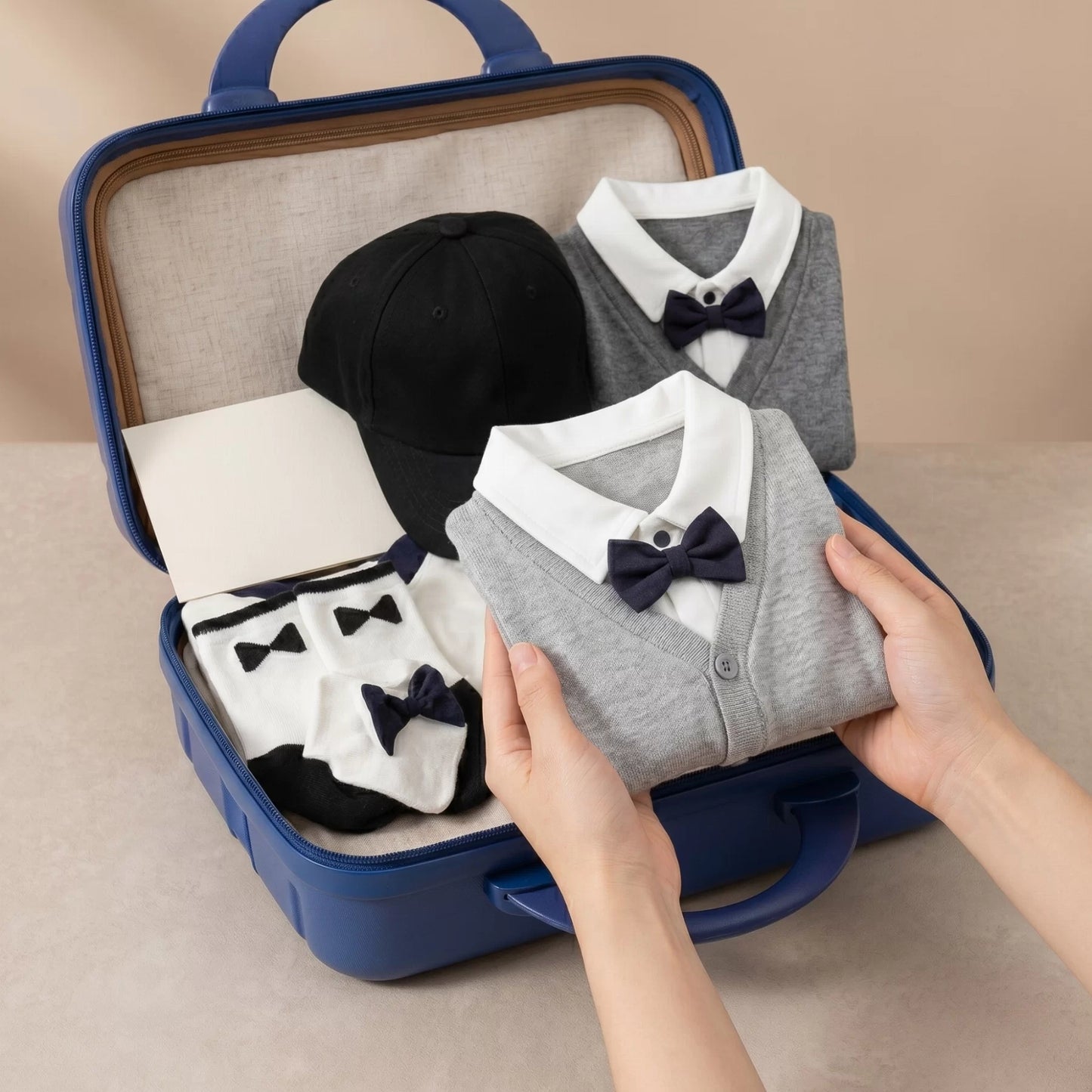 Meeting Baby Gift Set in Keepsake Suitcase