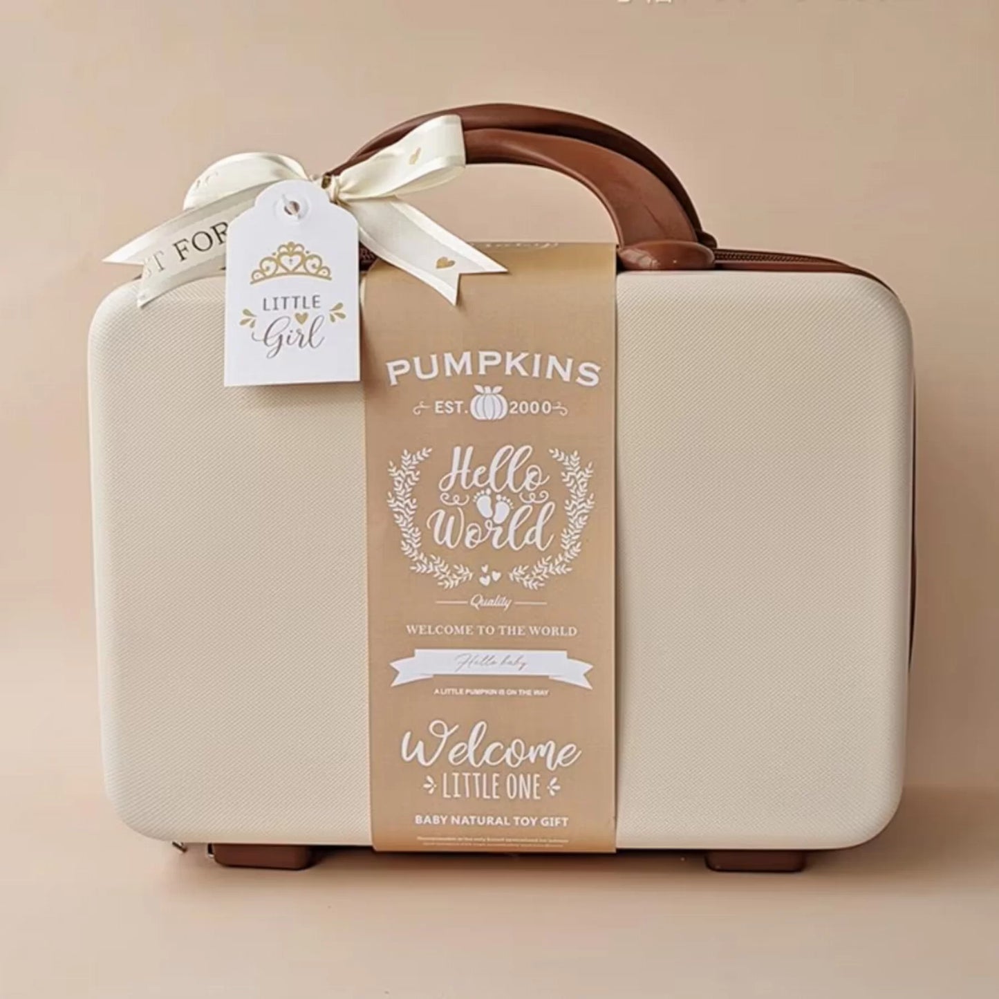 Bunny Baby Gift Set in Keepsake Suitcase