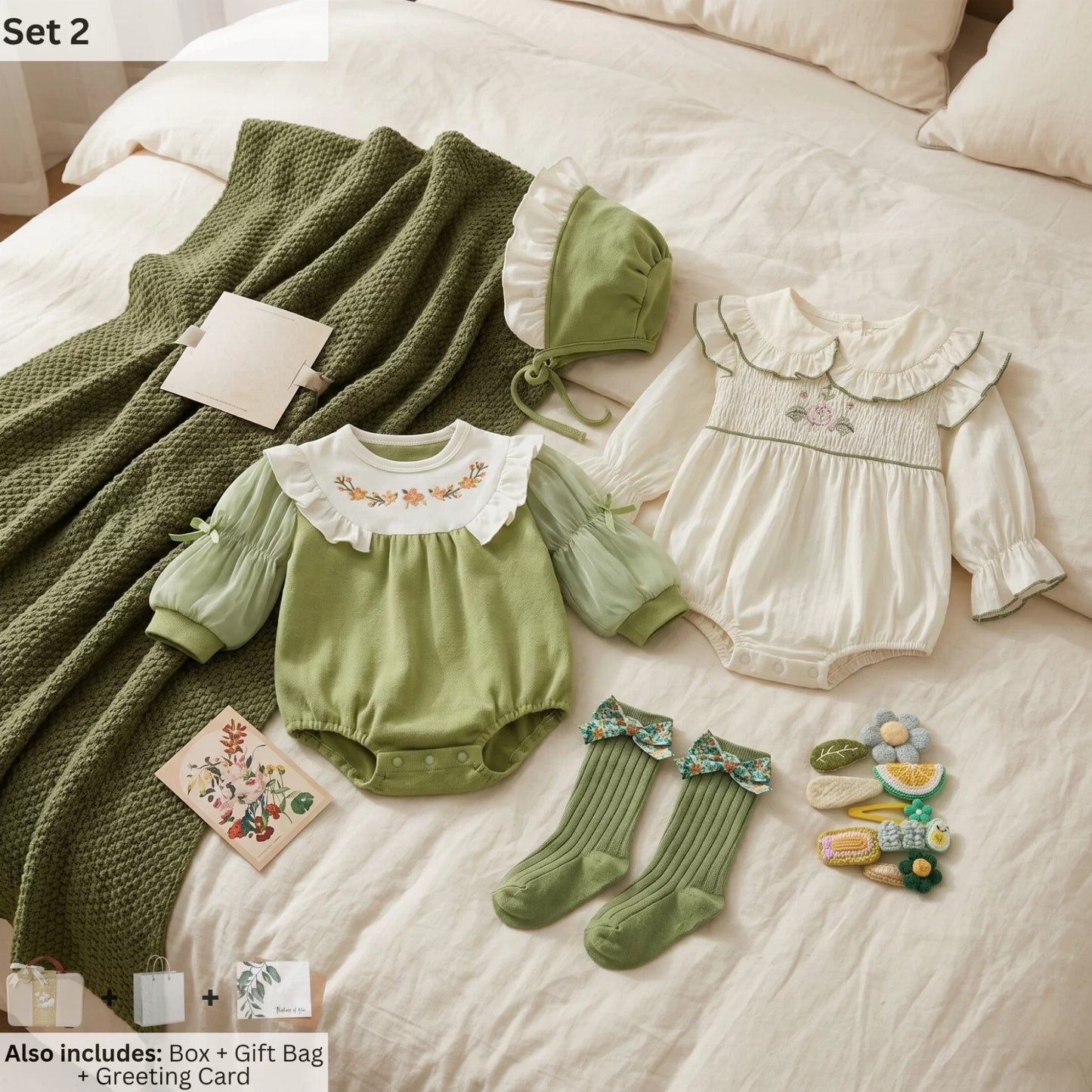 Gardener Baby Gift Set in Keepsake Suitcase