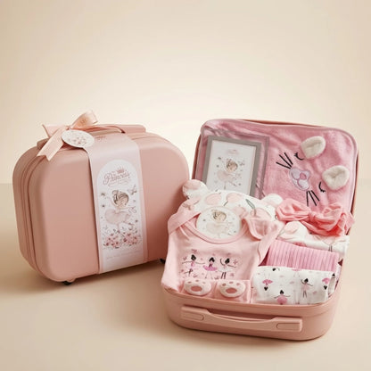 Princess Cars Baby Gift Set in Keepsake Suitcase