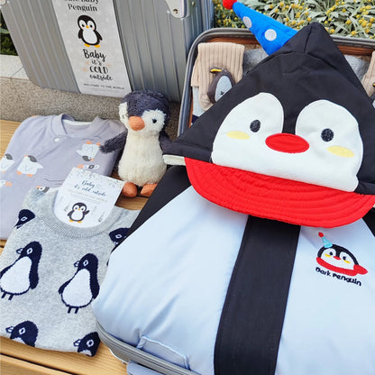 Penguin Baby Gift Set in Keepsake Suitcase