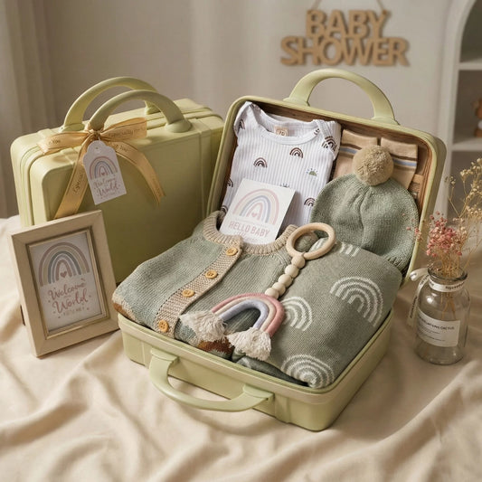 Fistic Baby Gift Set in Keepsake Suitcase