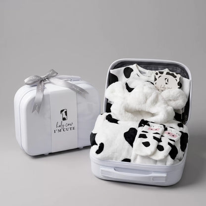 Holy Cow Baby Gift Set in Keepsake Suitcase