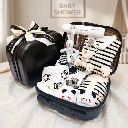 Mr. Bear Baby Gift Set in Keepsake Suitcase