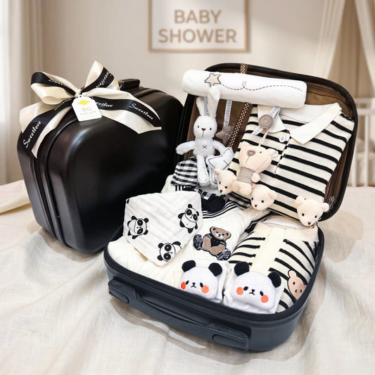 Mr. Bear Baby Gift Set in Keepsake Suitcase