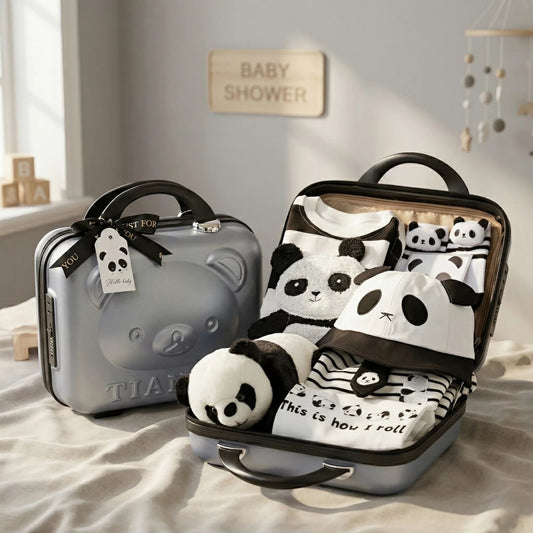 Pandaria Baby Gift Set in Keepsake Suitcase
