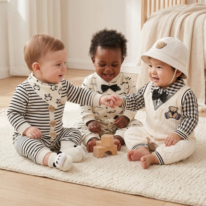 Mr. Bear Baby Gift Set in Keepsake Suitcase